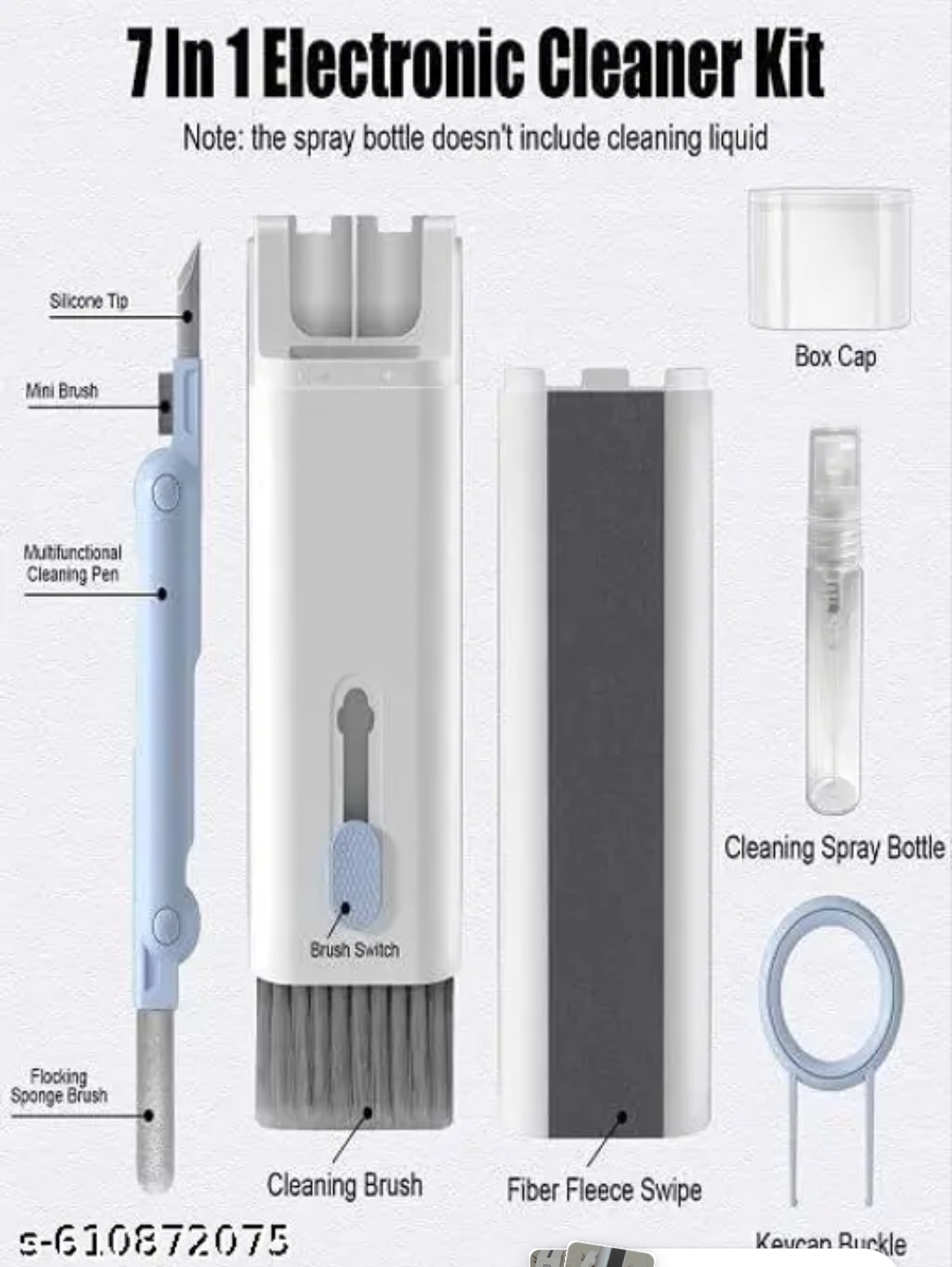 Tyroo 7-in-1 Cleaning Kit components